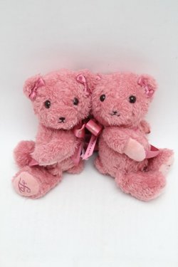 画像1: Maison de FLEUR / ピンくまニア カーテンタッセル  ピンク S-26-01-16-010-LO-ZA-HR-ZS