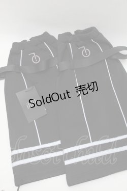 画像1: ililil / サイバーリフレクターレッグカバー  黒 S-26-01-16-011-PU-ZA-HR-ZS