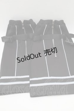 画像2: ililil / サイバーリフレクターレッグカバー  黒 S-26-01-16-011-PU-ZA-HR-ZS