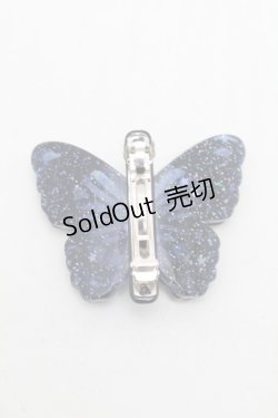 画像2: MILK / バタフライバレッタ  黒 S-26-01-16-016-ML-JA-HR-ZS