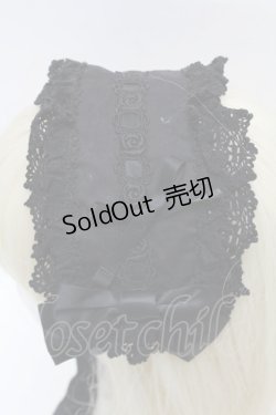 画像2: BABY,THE STARS SHINE BRIGHT / はしごレースヘッドドレス  黒 S-26-01-16-029-BA-AC-AS-ZS