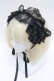 画像1: ATELIER PIERROT / レースリボンヘッドドレス  黒 S-26-01-16-031-EL-AC-AS-ZS (1)
