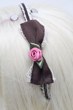 画像2: Innocent World / ミニバラカチューシャ  ブラウン S-26-01-16-032-IW-ZA-HR-ZS