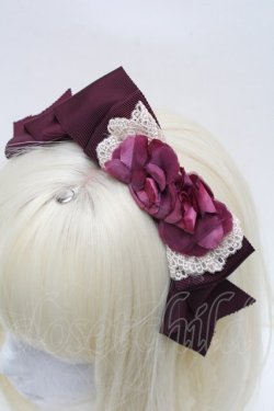 画像2: Innocent World / ドロテアローズカチューシャ  パープル S-26-01-16-033-IW-AC-HR-ZS