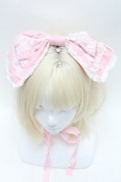 画像2: BABY,THE STARS SHINE BRIGHT / はしごレースヘッドドレス  ピンク S-26-01-16-034-BA-AC-AS-ZS