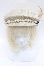 画像2: LOLITA / 羽根付きレースベレー   S-26-01-16-036-LO-BL-HR-ZTK048 (2)