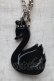 画像2: MILK / スワンネックレス  黒 S-26-01-16-039-ML-AC-AS-ZS (2)