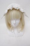 画像2: BABY,THE STARS SHINE BRIGHT / Creamy Ribbonヘッドドレス  白 S-26-01-17-004-BA-AC-AS-ZS (2)
