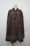 axes femme / ナポレオンマント風コート  ブラウン S-26-01-17-032-AX-CO-AS-ZS