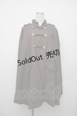 画像1: axes femme / ナポレオンマント風コート  ブラウン S-26-01-17-032-AX-CO-AS-ZTC036