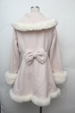 画像2: LIZ LISA / ファーカラーコート  ピンク S-26-01-17-035-LO-CO-AS-ZS