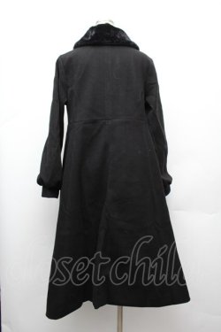 画像2: m petit by misako / AM*リボンコート  黒 S-26-01-17-036-LO-JA-HR-ZS