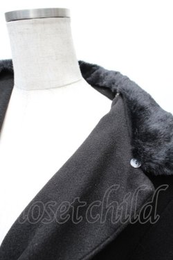 画像3: m petit by misako / AM*リボンコート  黒 S-26-01-17-036-LO-JA-HR-ZS