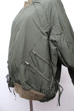 画像3: merry jenny / ナイロンキルトプルオーバー  カーキ S-26-01-17-037-LO-TO-HR-ZS