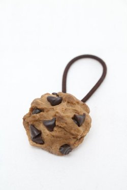 画像1: Q-pot. / チョコレートチップクッキーヘアゴム  ブラウン S-26-01-17-005-QP-AC-AS-ZS