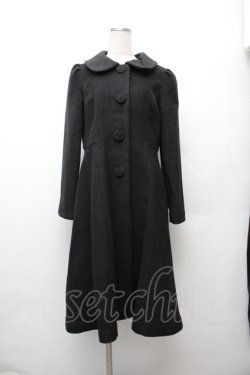 画像1: Secret Honey / ケープ付きコート(101匹わんちゃんver.)  黒ｘキナリ S-26-01-17-042-CA-CO-HR-ZS