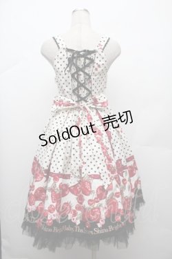画像2: BABY,THE STARS SHINE BRIGHT / いちごみるくなStrawberry Daysチュチュジャンパースカート  白 S-26-01-17-043-BA-OP-AS-ZS
