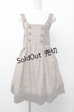 画像1: axes femme / ラメチェックチュニック  ブラウン S-26-01-17-049-AX-TO-HR-ZS