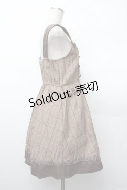 画像2: axes femme / ラメチェックチュニック  ブラウン S-26-01-17-049-AX-TO-HR-ZS