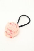 Q-pot. / Strawberry Marble Iceヘアゴム  ピンク S-26-01-17-007-QP-AC-AS-ZS
