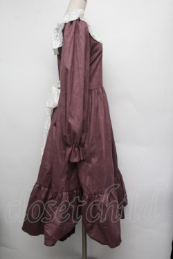 画像2: HirokoTokumine / キャサリンヌワンピース  ボルドー S-26-01-17-062-LO-OP-AS-ZS