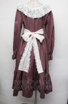 画像3: HirokoTokumine / キャサリンヌワンピース  ボルドー S-26-01-17-062-LO-OP-AS-ZT597 (3)