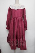 HirokoTokumine / キャサリンヌワンピース  ワイン S-26-01-17-063-LO-OP-AS-ZS