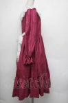 画像2: HirokoTokumine / キャサリンヌワンピース  ワイン S-26-01-17-063-LO-OP-AS-ZT597 (2)