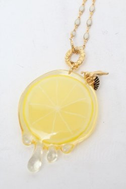 画像1: Q-pot. / ハチトミツトレモンネックレス   S-26-01-17-002-QP-AC-AS-ZS