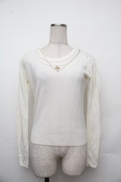 画像1: LODISPOTTO / ビジュートップス  白 S-26-01-17-016-LO-TO-AS-ZS