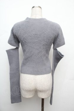 画像2: LOLITA / アームカバー付シャギートップス  グレー S-26-01-17-019-LO-BL-HR-ZS