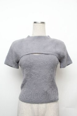 画像5: LOLITA / アームカバー付シャギートップス  グレー S-26-01-17-019-LO-BL-HR-ZS