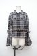 画像1: ALICE and the PIRATES / タータンチェック柄ハーネスベルト付きオーバーシャツ  グレー S-26-01-17-021-PA-BL-AS-ZS (1)