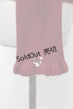 画像3: axes femme / バラボトルネックニットプルオーバー  ワイン S-26-01-17-026-AX-TO-HR-ZS