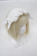 BABY,THE STARS SHINE BRIGHT / Creamy Ribbonヘッドドレス  白 S-26-01-17-004-BA-AC-AS-ZS
