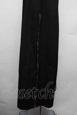 画像3: NieR Clothing / 裏起毛サイドZIPパンツ  黒 S-26-01-18-044-PU-PA-AS-ZS