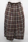 Jane Marple / Tartan checkドレススカート  ブルー×アイボリー×ブラック S-26-01-18-045-JM-SK-HR-ZS