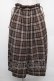 画像1: Jane Marple / Tartan checkドレススカート  ブルー×アイボリー×ブラック S-26-01-18-045-JM-SK-HR-ZS (1)