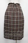 画像2: Jane Marple / Tartan checkドレススカート  ブルー×アイボリー×ブラック S-26-01-18-045-JM-SK-HR-ZT629 (2)