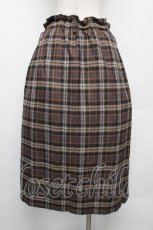 画像2: Jane Marple / Tartan checkドレススカート  ブルー×アイボリー×ブラック S-26-01-18-045-JM-SK-HR-ZT629 (2)