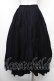 画像2: BPN / ガーゼイレヘムロングスカート  黒 S-26-01-18-051-GO-SK-HR-ZS (2)