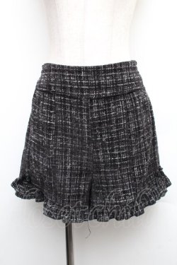 画像1: LIZ LISA / ツイードセットアップのパンツ  黒 S-26-01-18-053-LO-OP-HR-ZS