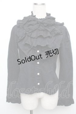 画像1: ALICE and the PIRATES / アンソニーブラウス  黒 S-26-01-18-055-PA-BL-AS-ZS