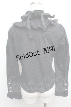 画像2: ALICE and the PIRATES / アンソニーブラウス  黒 S-26-01-18-055-PA-BL-AS-ZS