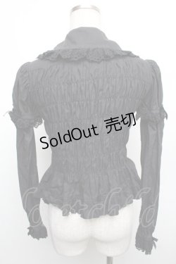 画像2: Angelic Pretty / デコレーションフリルブラウス  黒 S-26-01-18-057-AP-BL-AS-ZS