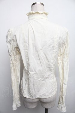 画像2: BABY,THE STARS SHINE BRIGHT / スタンドカラーブラウス  オフ S-26-01-18-059-BA-BL-AS-ZS