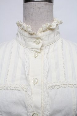 画像3: BABY,THE STARS SHINE BRIGHT / スタンドカラーブラウス  オフ S-26-01-18-059-BA-BL-AS-ZS