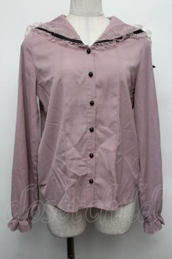 画像1: MA*RS / レースセーラー襟ブラウス  ピンク S-26-01-18-010-EL-BL-HR-ZS