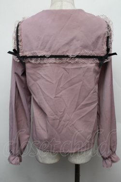 画像2: MA*RS / レースセーラー襟ブラウス  ピンク S-26-01-18-010-EL-BL-HR-ZS