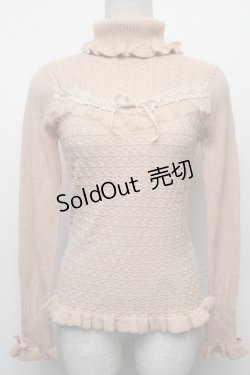 画像1: LIZ LISA / /ハイネックニットトップス  オフ S-26-01-18-013-LO-TO-AS-ZS